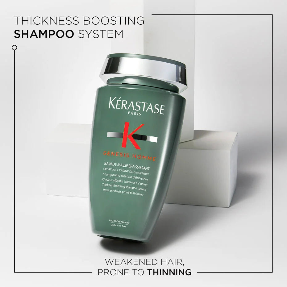 Kérastase Genesis Homme Bain de Masse Épaississant Thickening Shampoo for Men - 250ml